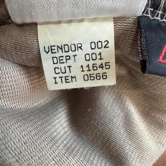 Vintage Eddie Bauer Polartec Fleece Jacket Mens Large Tan Beige Y2K Outdoor - Picture 5 of 10